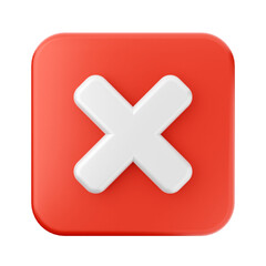 Obraz premium 3d caution warning danger alert sing icon illustration render