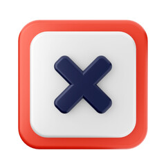 Obraz premium 3d caution warning danger alert sing icon illustration render