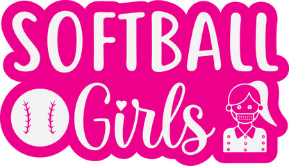 Softball Mom. Baseball T-Shirt design, Vector graphics, typographic posters, or banners.