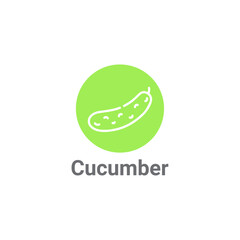 cucumber logo design vector template,
