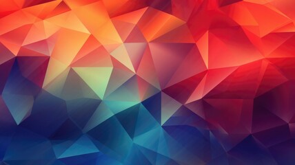 Colorful abstract geometric wallpaper. Design for background. Generative AI