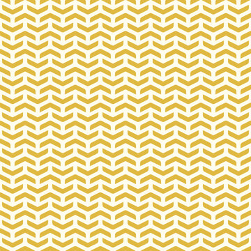 Seamless geometric background for your designs with golden arrows. Modern vector ornament. Geometric abstract pattern