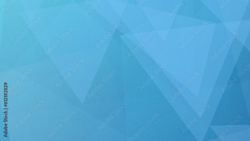 Poster geometric forms abstract blue background 4k video backdrop moving and rotating triangle shapes