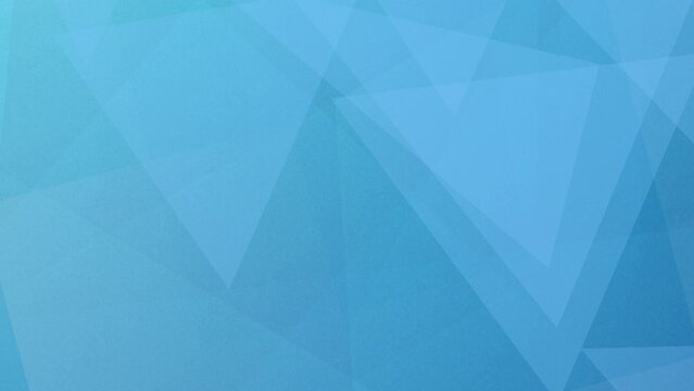 geometric forms Abstract blue background 4k video backdrop moving and rotating triangle shapes