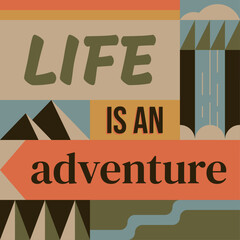 Adventure Quote Poster