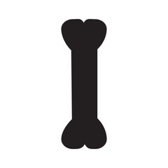 bone icon on white background