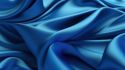 Obraz premium blue textile fabric cloth background