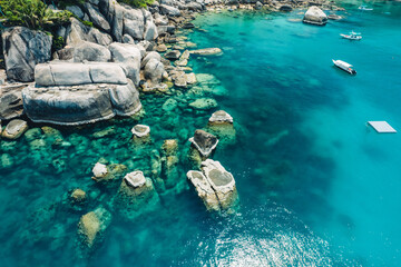 Beach and sea at Koh Tao, Thailand