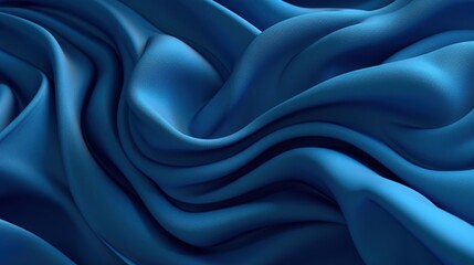 Obraz premium blue textile fabric cloth background 
