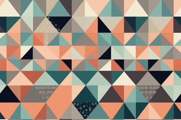 Fototapeta premium Abstract Geometric Patterns with a Modern and Minimalist Feel Created with Generative AI