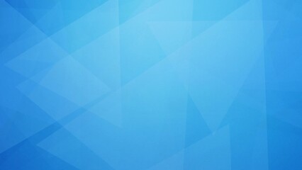 moving and rotating triangle shapes geometric forms Abstract blue background 4k video backdrop - Powered by Adobe