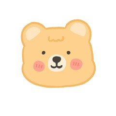 animal cartoon bear kawaii style