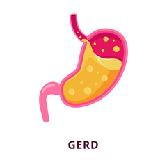 Cute cartoon stomach gerd digestive stomach ache healthcare medical school learning