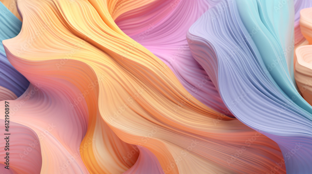 Poster background pastel color. abstract rainbow gradient texture with generative ai. blank colorful patter
