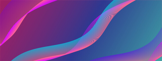 gradient abstract background with waves. Vector illustration abstract graphic design banner pattern presentation background wallpaper web template.