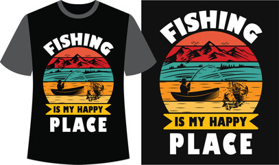 Fishing T-shirt Design Vector. Fishing Vector Graphics