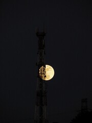 Fototapeta na wymiar tower in the night