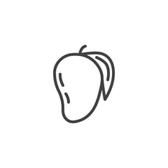 Mango fruit line icon