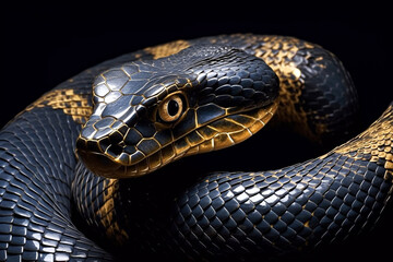Fototapeta premium close up of a snake