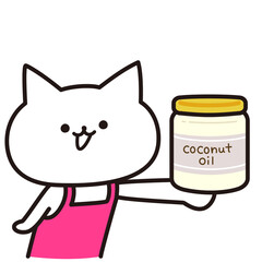 色加工ok　ねこ素材No.215 ココナッツオイル