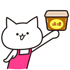 色加工ok　ねこ素材No.225 味噌