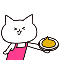 色加工ok　ねこ素材No.230 からし