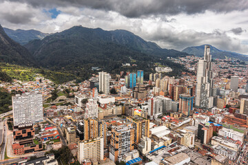 Obraz premium Bogota Cityscape, HDR Image