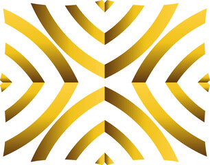 Obraz premium abstract gold floral design element