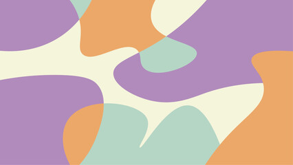Abstract Shape Colourful Background