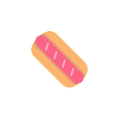 Hot dog flat icon