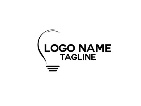 Led light logo design template Royalty Free Vector Image-vinhomehanoi.com.vn