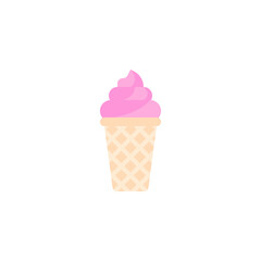 Ice cream flat icon