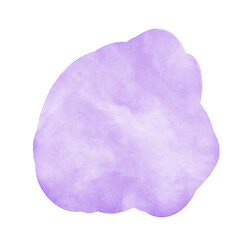 Light Purple Watercolor Abstract Shapes