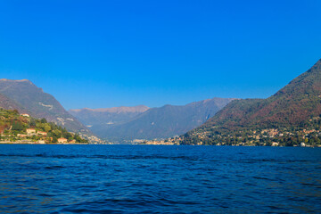 Breathtaking view of Lake Como, Lombardy, Italy