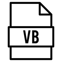 VB file format extension icon