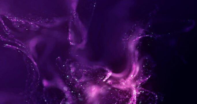 purple gradation particle wave abstract background