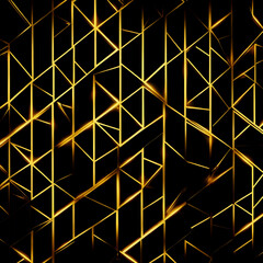 Luxury abstract black metal background with golden light lines| 3D banner dark royal red color | Wavy fluid modern deluxe background | Generated AI