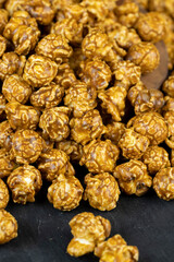 delicious sweet popcorn with lots of caramel