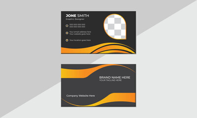 Creative Business Card comes with a normal colored background, and can be used for almost any kind of company, or even personal use.