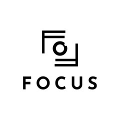 Letter FF or f focus logo design for Camera Lens