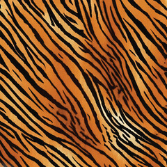 Tiger Stripe Skin Pattern Texture