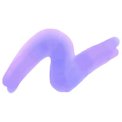 Pastel Purple Wavy Line