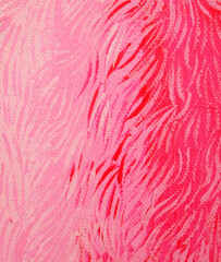 Pink and red brush strokes abstract art background, brush texture, fragment of acrylic painting on canvas.