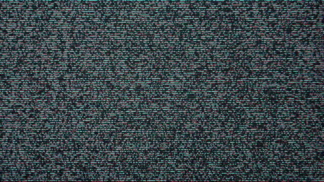 Television interference no signal, Static TV noise