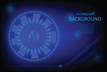 Abstract technology background Hi-tech communication concept innovation background. Vector illustration.