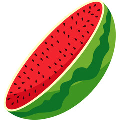 Watermelon Fruit Illustration-07