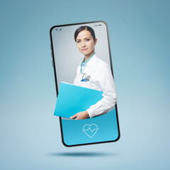Online medical service app with professional doctor