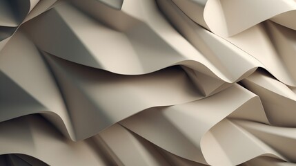 Obraz premium Folded paper abstract background Generative AI