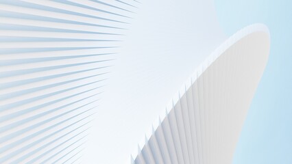 Naklejka premium Abstract architecture background geometric pattern of design 3d render