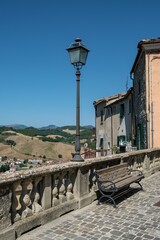The old medieval village of Sassocorvaro in the Marche region of central Italy